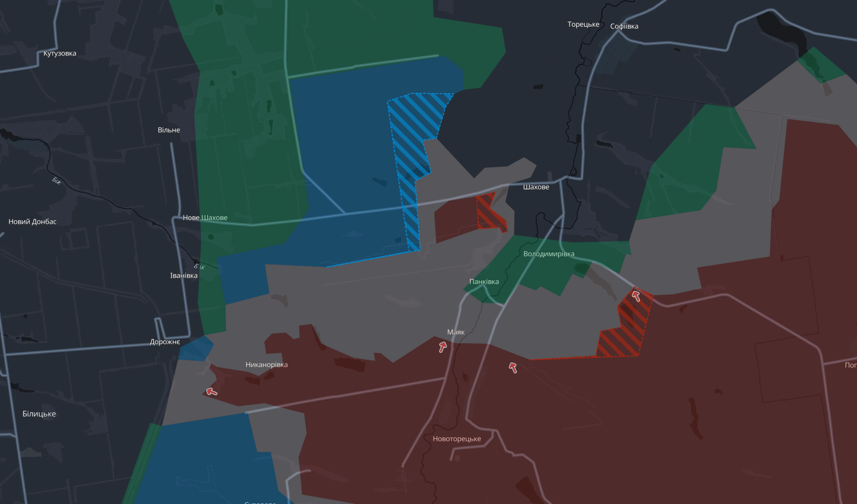 Який вигляд має карта бойових дій 5 листопада