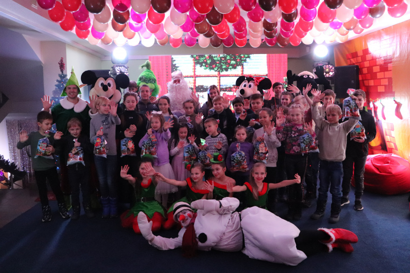 Для детей льготных категорий в Краматорске провели праздник