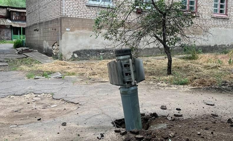 Донецкая военно-гражданская администрация опубликовала видео последствий вчерашнего обстрела Константиновки
