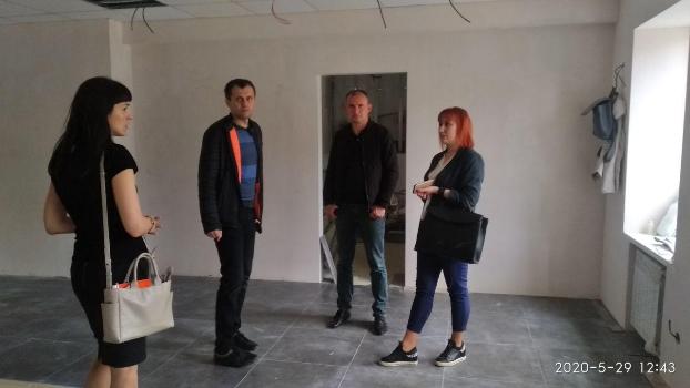 Ремонт центра по предоставлению административных услуг в Курахово выходит на финишную прямую