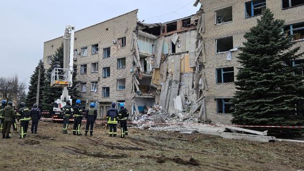 На Донеччині в ніч на 21 листопада від ракетного удару постраждала міська лікарня 