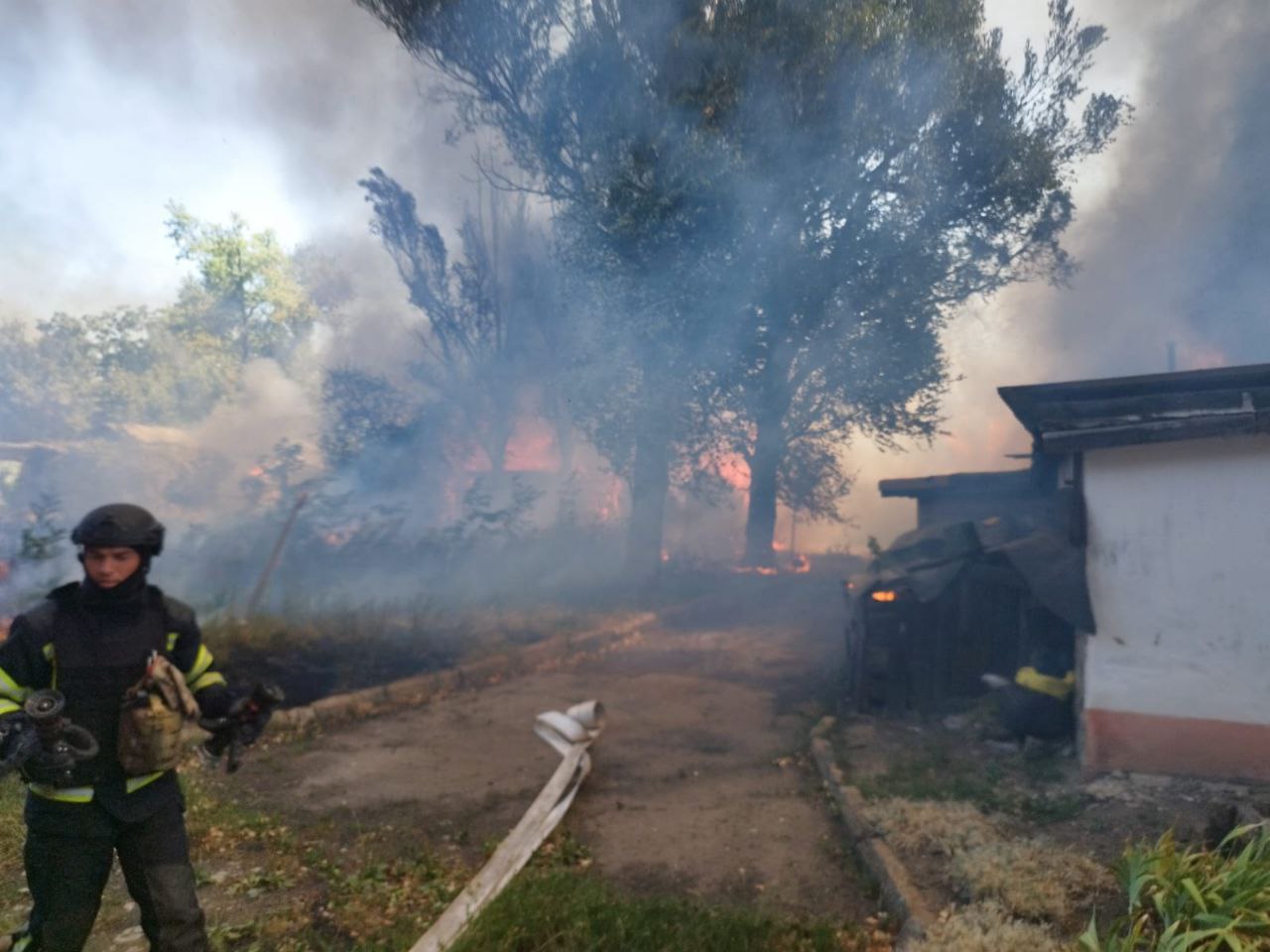 Ворог двічі за добу обстріляв Селидівську громаду