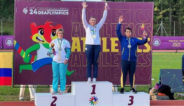 Спортсменка с Донетчины выиграла соревнования по толканию ядра в Бразилии