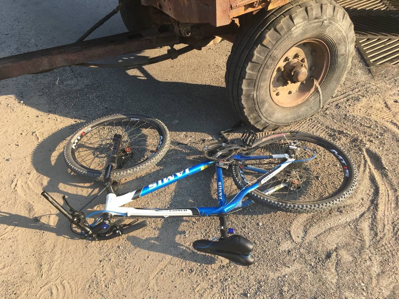В Дружковке велосипедистка попала под колеса трактора