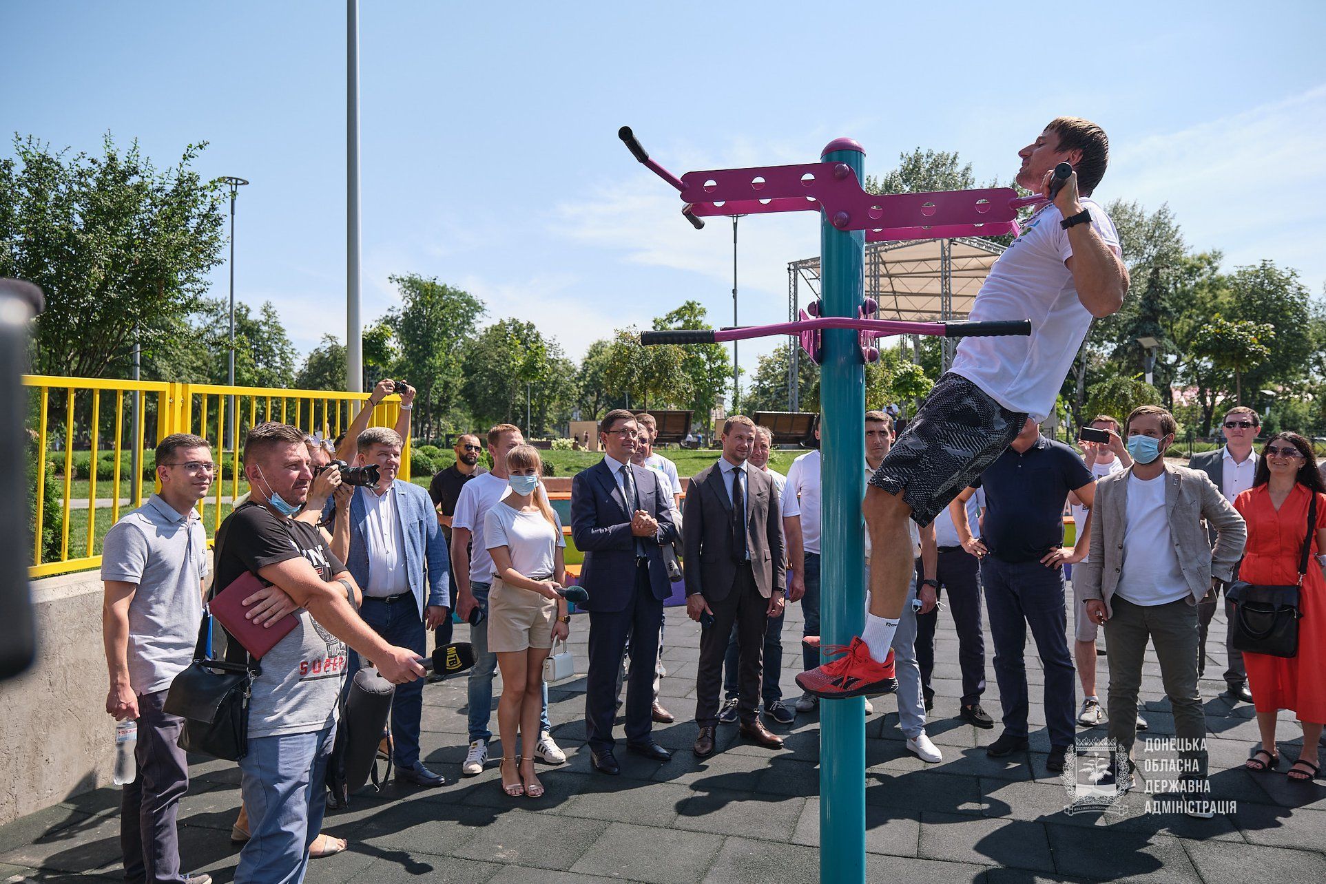 Третий активный парк открыли в Мариуполе