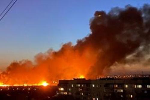 Что стало причиной возгораний  в Луганской области?