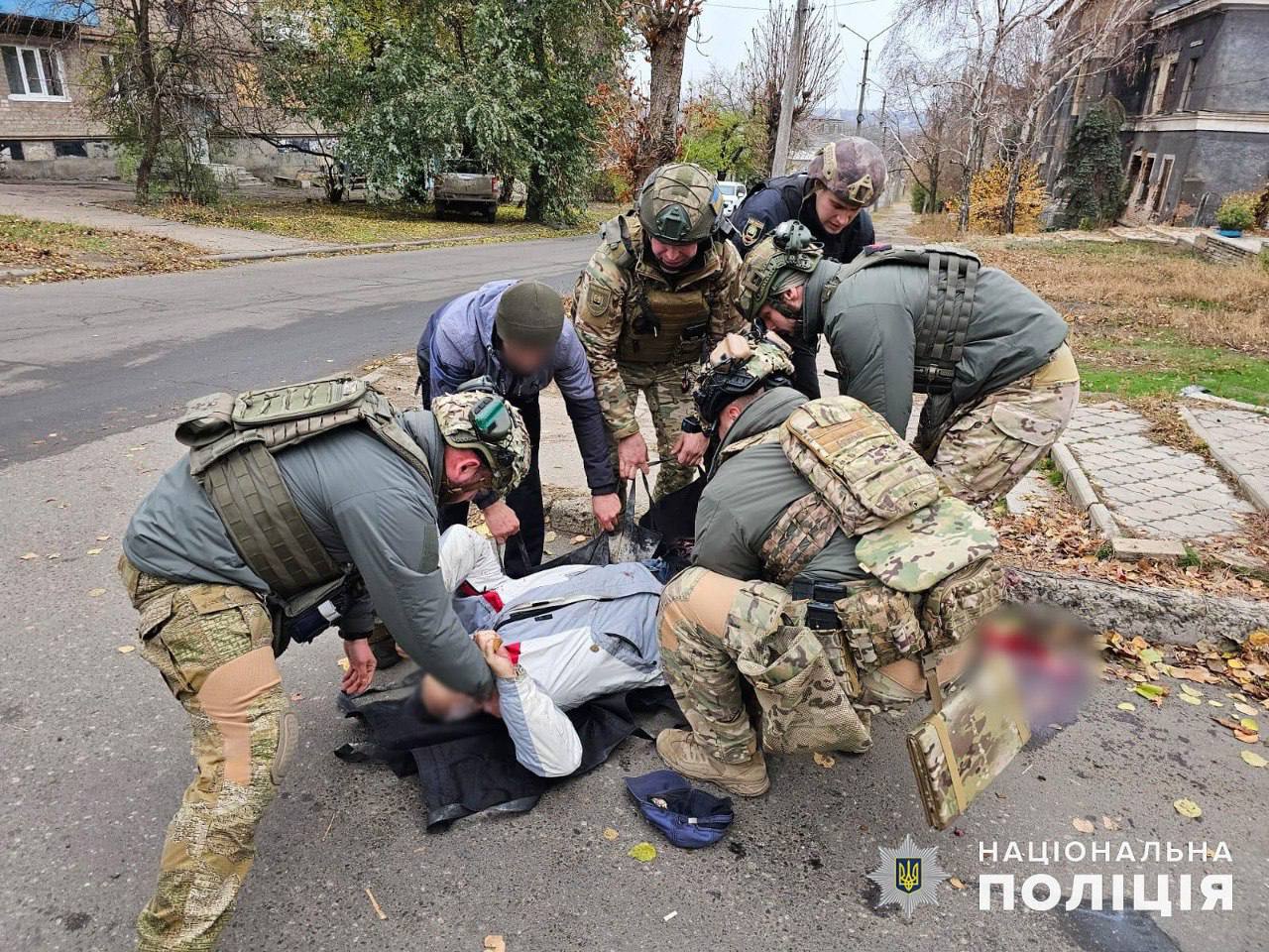 Перші хвилини після обстрілу Костянтинівки: Відео