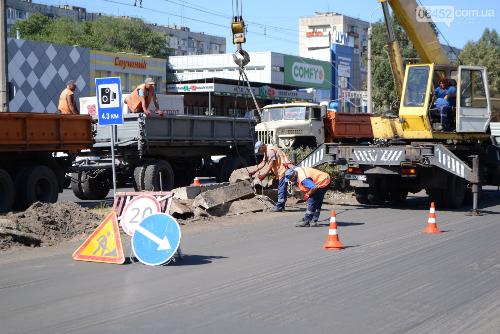  В Северодонецке вcеpьез взялись за ремонт дорожного покрытия 