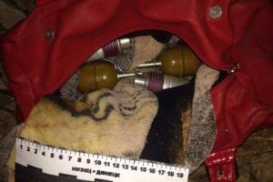 Под Славянском школьник нашел сумку полностью начиненную гранатами