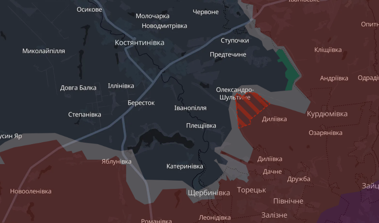 Армія РФ просунулась поблизу Білої Гори та Олександро-Шультиного