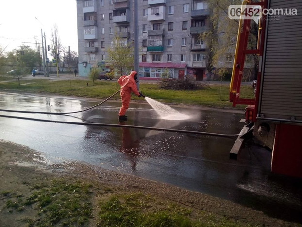 помывка улиц Северодонецк коронавирус