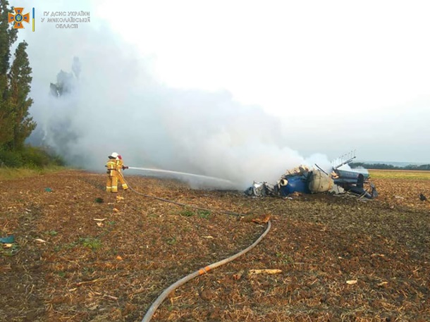 Вертолет разбился в Николаевской области: есть погибшие