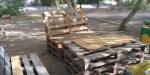В Северодонецке умельцы  изготовили необычные скамейки