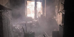 В Бахмуте горела квартира, детей успели вывести