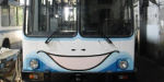 В Мариуполе появился необычный троллейбус