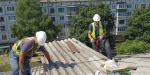 Комунальники у Краматорську ремонтують дахи