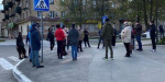 Предприниматели Покровска проводят акцию у городского совета 