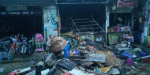 Во время пожара в Краматорске пострадали несколько торговых точек