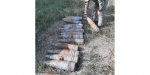 В Луганской области обнаpужили тайник с артиллерийскими снарядами