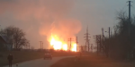 В Полтавской области прогремел взрыв на газопроводе: видео
