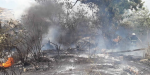 Масштабное возгорание сухой травы ликвидировано в Бахмутском районе