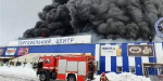 Под Николаевом загорелся Эпицентр (видео)