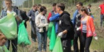 Студенты Луганщины приводили в порядок шоссе