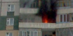 На Донетчине бомж устроил пожар в многоэтажке