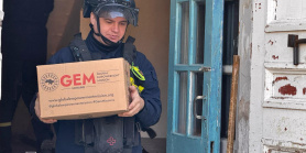 Рятувальники Донеччини доставили понад 2 тонни гуманітарної допомоги маломобільним мешканцям Миколаївки