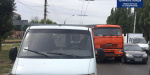 В Краматорске водитель КамАЗа врезался в два автомобиля