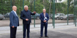 Областные чиновники проинспектировали ход  реконструкции спортивных объектов в Селидово