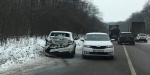 В Славянске бензовоз врезался в легковой автомобиль