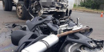 В Лисичанске ГАЗ столкнулся с мотоциклом