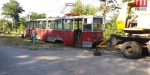 "Трамвайный дрифт" в Мариуполе