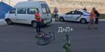 ДТП в Дружковке: водитель микроавтобуса сбил велосипедиста