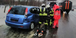 В результате ДТП в Славянске женщину зажало в салоне автомобиля