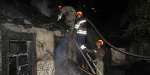 В Лисичанске полностью сгорел частный дом