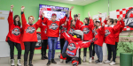 В Дружковке ученики школы №17 поддержали «Донбасс» в матче против «Белого Барса»