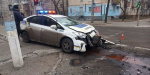 Машина полиции спровоцировала аварию в Северодонецке