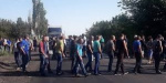 В Донецкой области протестующие  шахтеры перекрыли дорогу возле Покровска