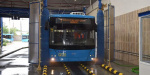 В Краматорске открыли современную мойку для автобусов и троллейбусов