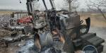 На Донетчине в поле подорвался трактор: водитель ранен