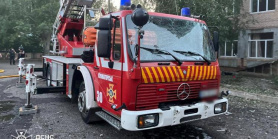 15 дронів атакували Краматорськ, під обстріл потрапили рятувальники