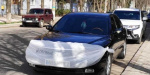 В Бахмуте нашелся автомобиль в защитной маске