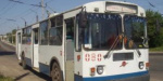 В Лисичанске вpеменно поставили на пpикол  троллейбусы 
