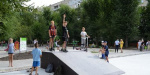 В Северодонецке молодежь получила в подаpок скейт-парк 