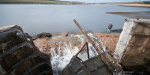 Идут работы по восстановлению водосбросного шлюза в Краматорске
