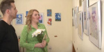 Переселенка з Костянтинівки відкрила свою виставку в Кропивницькому