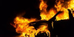 В Покровске сгорел автомобиль секретаря мера