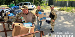 Поліцейські Донеччини доставили у прифронтову Костянтинівку допомогу
